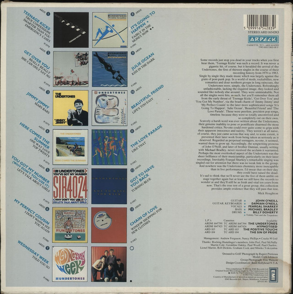 The Undertones All Wrapped Up - Hype Stickered - EX UK 2-LP vinyl record set (Double LP Album) UDT2LAL609700