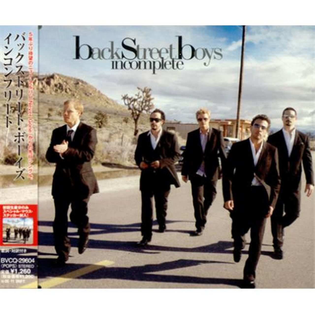 Backstreet Boys Incomplete + Sticker Japanese Promo CD single