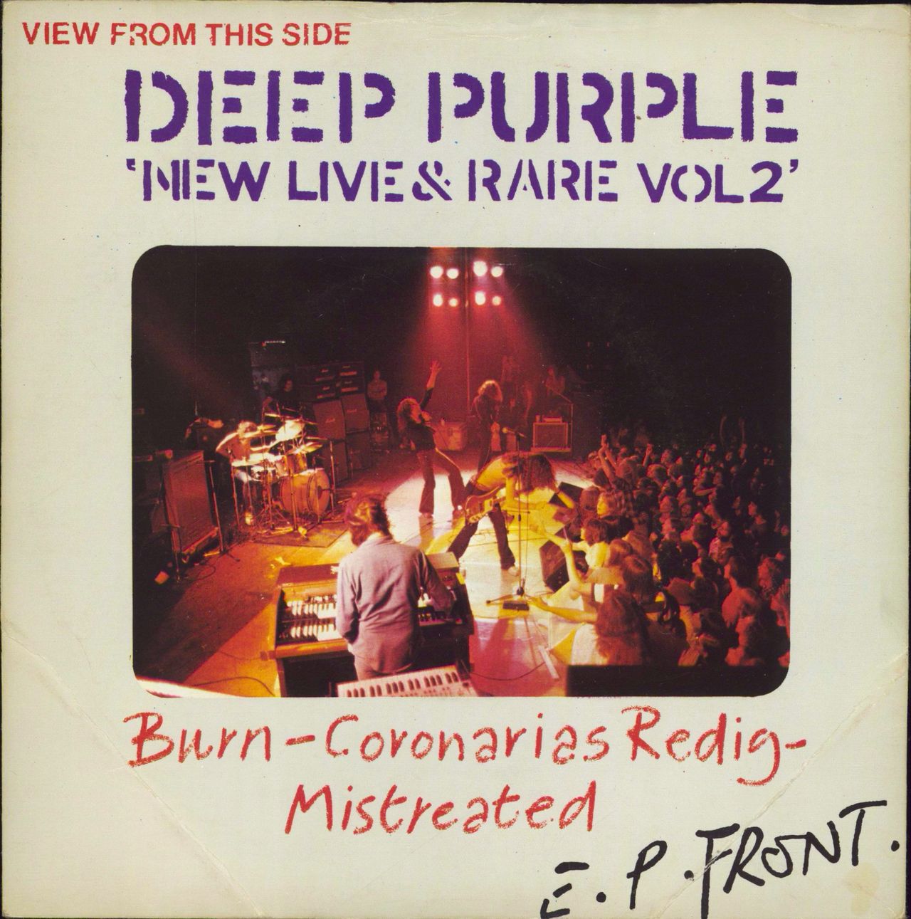 Deep Purple New Live & Rare Vol 2 + Sleeve UK 7