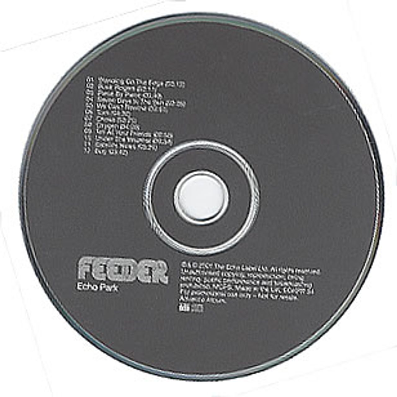 Feeder Echo Park UK Promo CD album