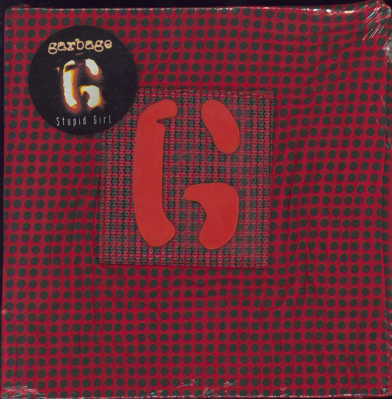 Garbage Stupid Girl - Red Fabric Sleeve - Sealed UK 7