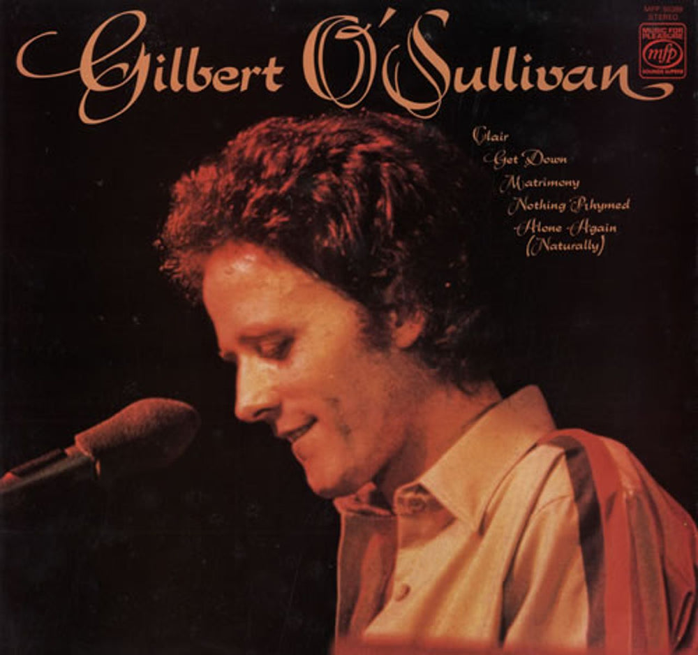 Gilbert O'Sullivan Gilbert O'Sullivan UK vinyl LP album (LP record) MFP50399