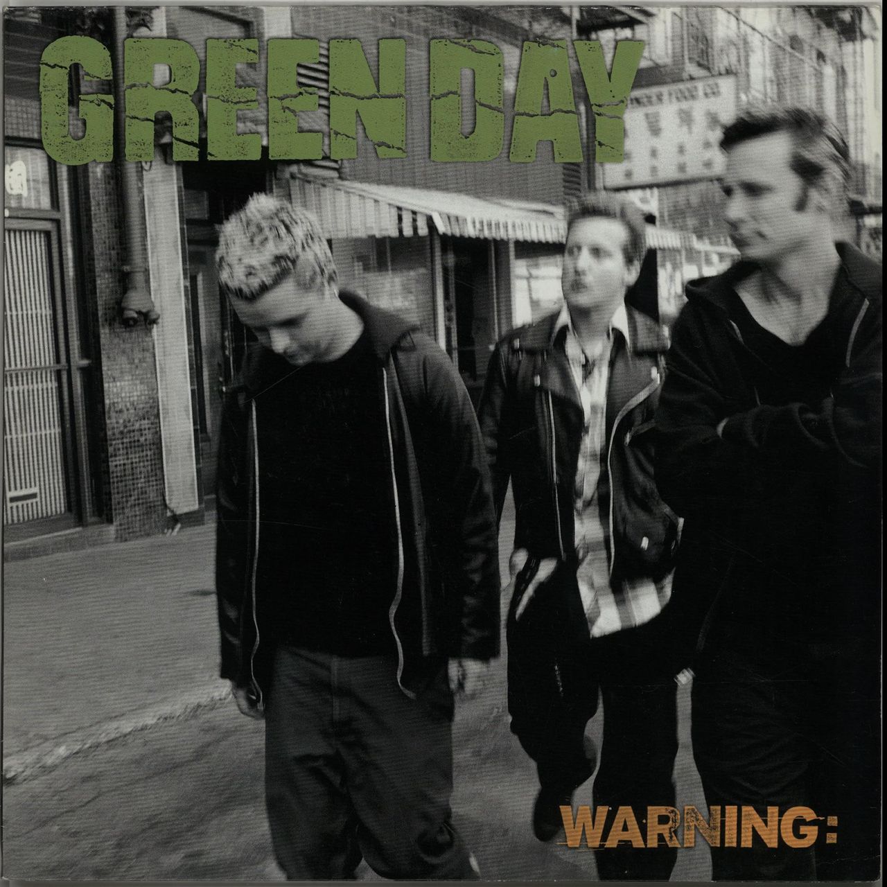 Green Day Warning: - Green Vinyl UK Vinyl LP