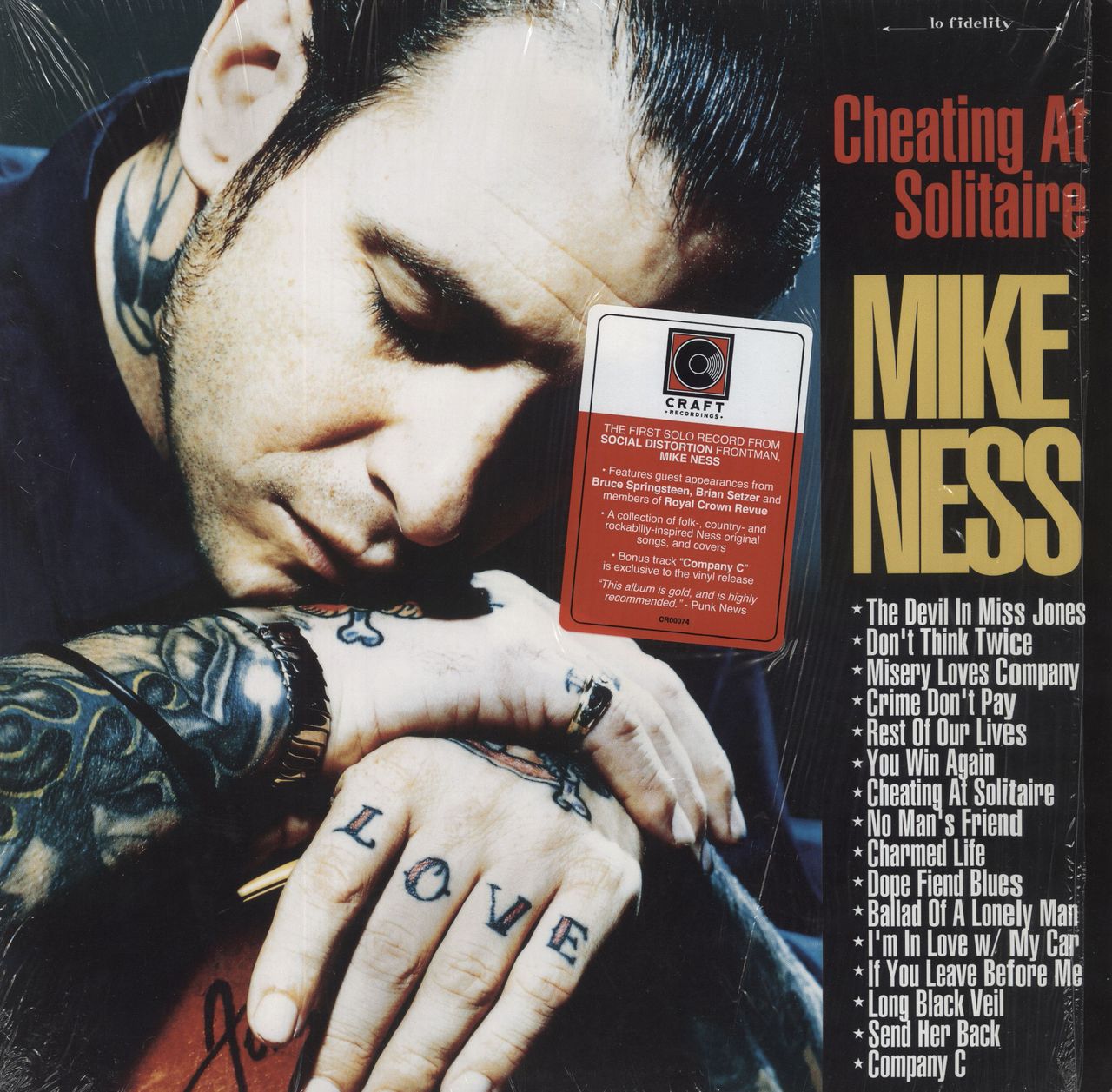 Mike Ness Cheating At Solitaire - Reissue US 2-LP vinyl set