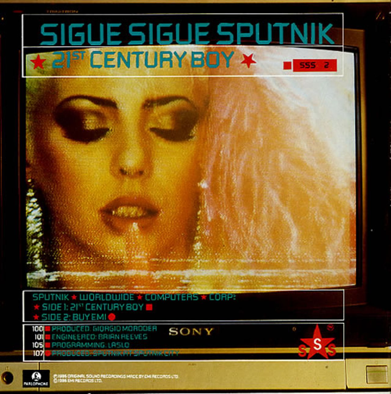 Sigue Sigue Sputnik 21st Century Boy - Poster Sleeve UK 7