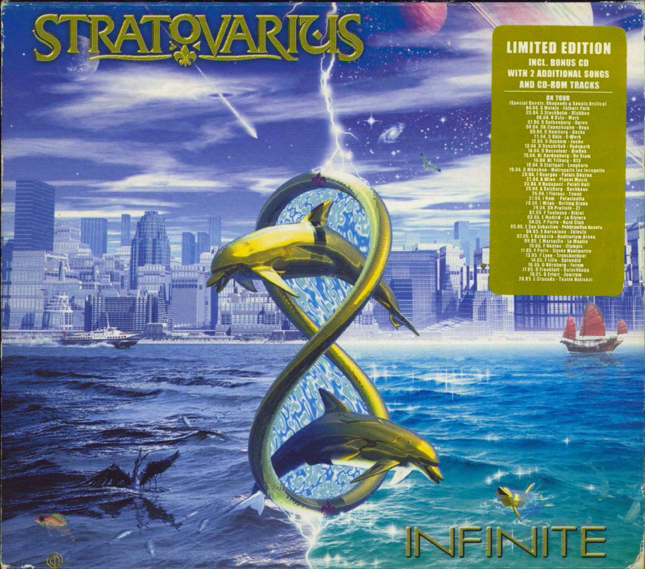 Stratovarius Infinite German 2-disc CD/DVD set