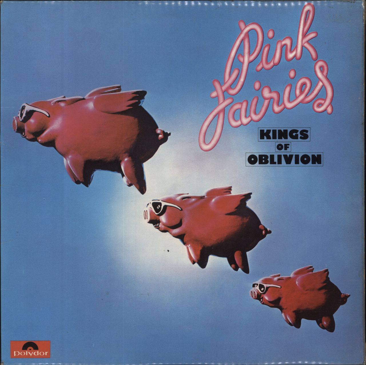 The Pink Fairies Kings Of Oblivion + Poster - EX UK Vinyl LP