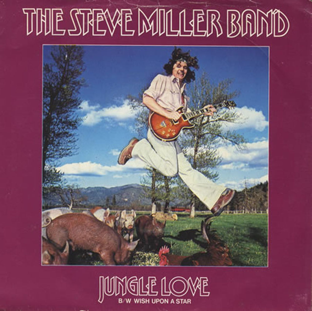 The Steve Miller Band Jungle Love UK 7" vinyl single (7 inch record / 45) 6078-812