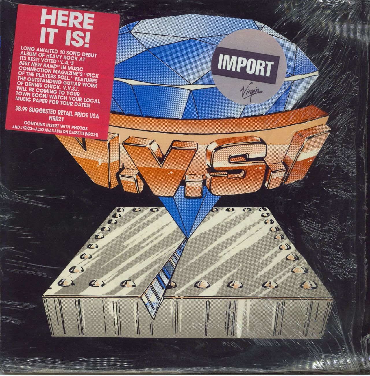 V.V.S.I No Ace At Hand - Hype Stickered Shrink US Vinyl LP — RareVinyl.com