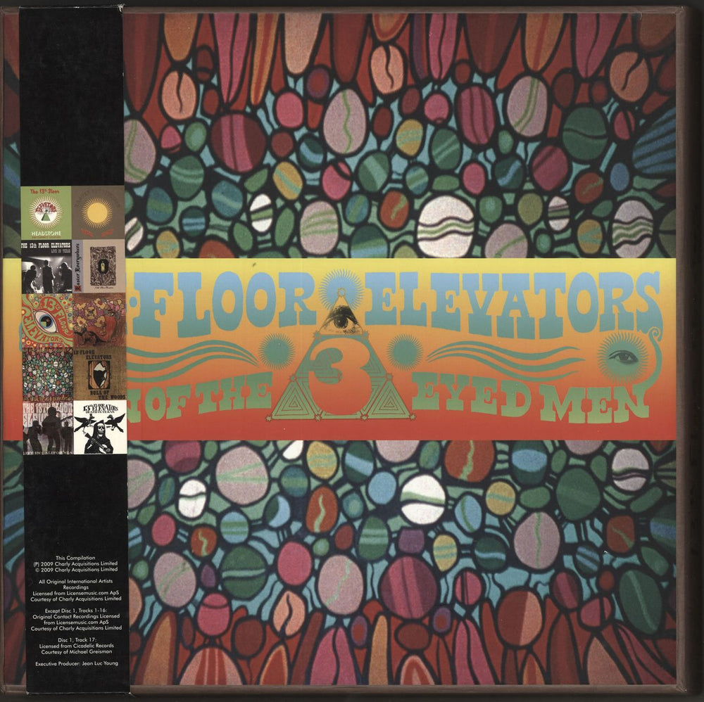 13th Floor Elevators Sign Of The 3 Eyed Men + Belly Band UK CD Album Box Set IA#14CD