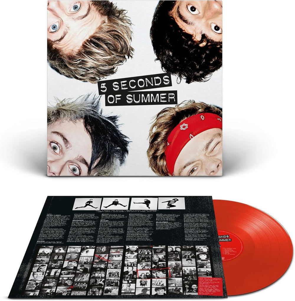 5 Seconds Of Summer 5 Seconds Of Summer - 10th Anniversary Red Vinyl - Sealed UK vinyl LP album (LP record) 602465741865