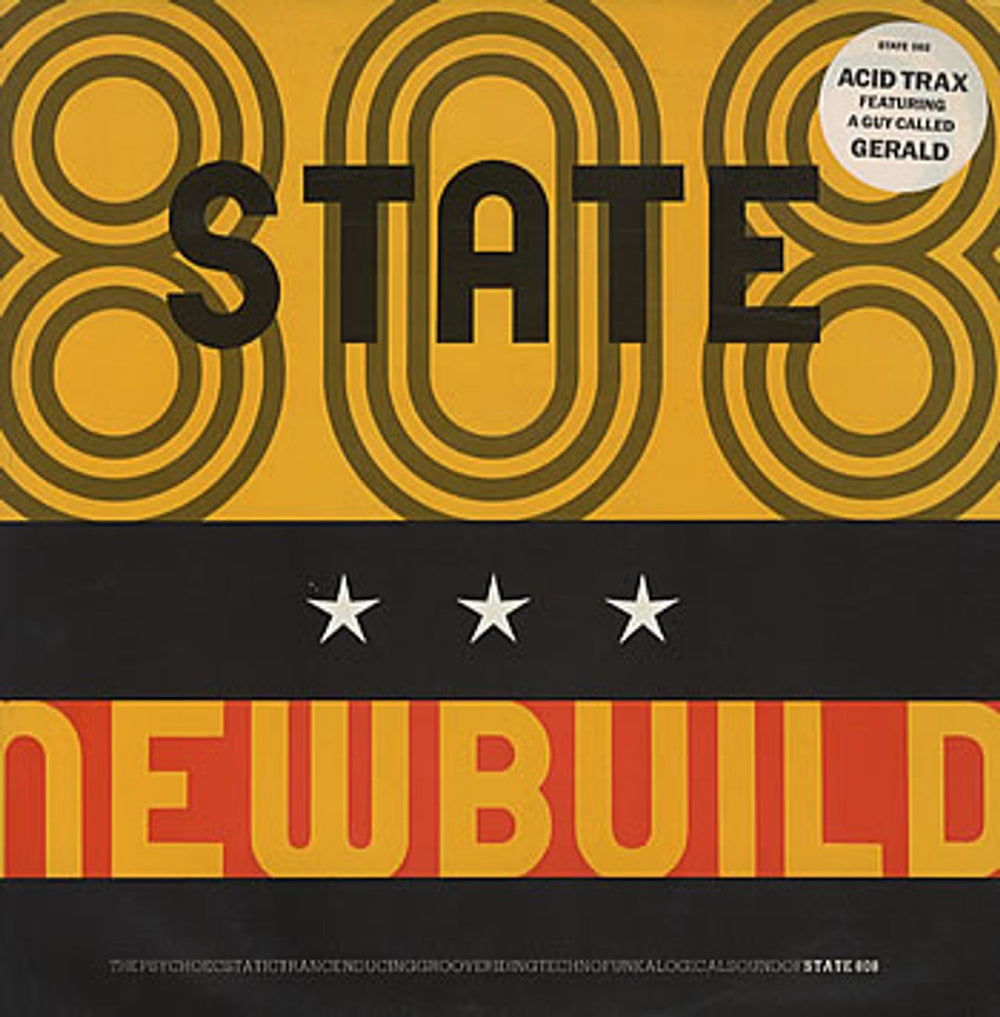 808 State New Build UK vinyl LP album (LP record) STATE002