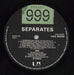 999 Separates + 12" UK vinyl LP album (LP record) 999LPSE835873