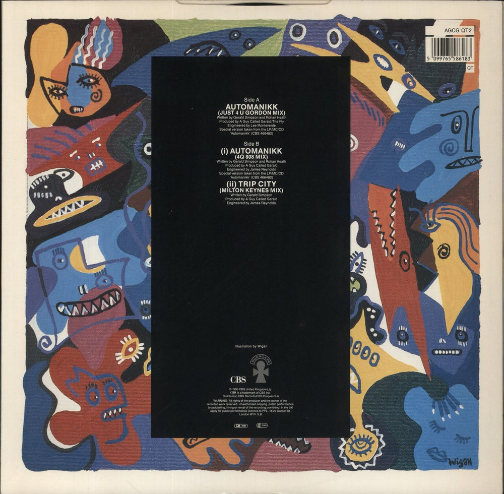 A Guy Called Gerald Automanikk - [Just 4 U Gordon Mix] UK 12" vinyl single (12 inch record / Maxi-single) 5099765586183