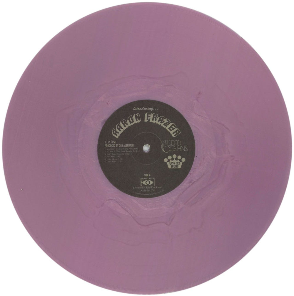 Aaron Frazer Introducing... - Translucent Pink Glass Vinyl US vinyl LP album (LP record) 78TLPIN854637