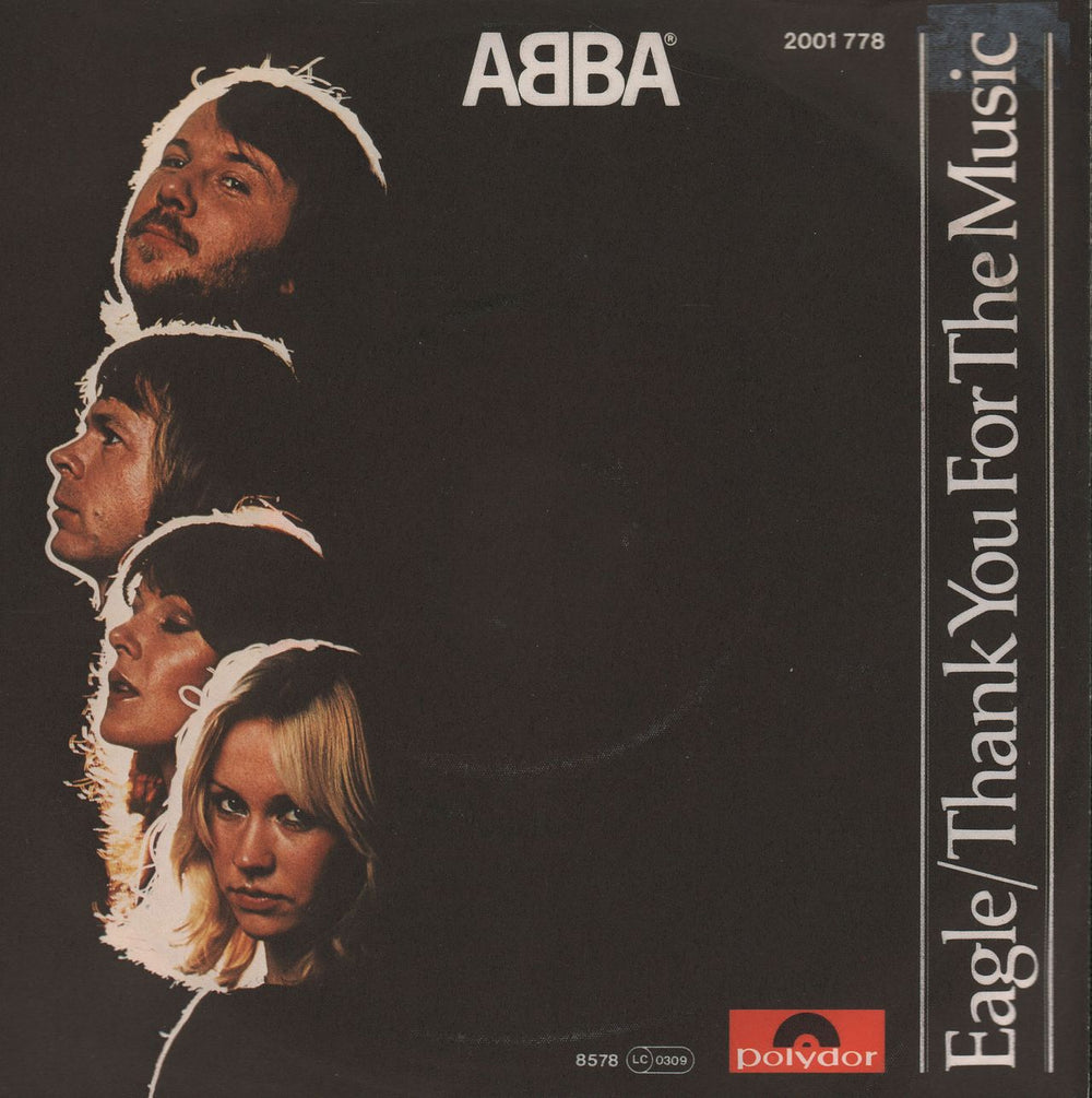 Abba Eagle German 7" vinyl single (7 inch record / 45) 2001778