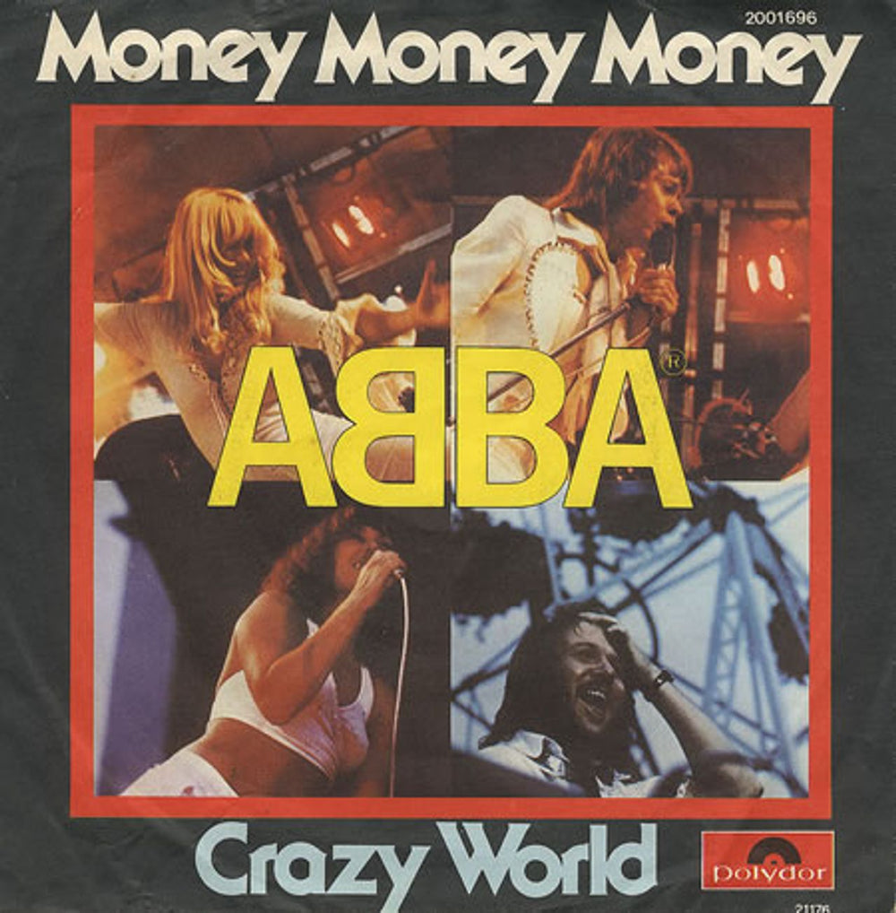 Abba Money, Money, Money - Mint German 7" vinyl single (7 inch record / 45) 2001696