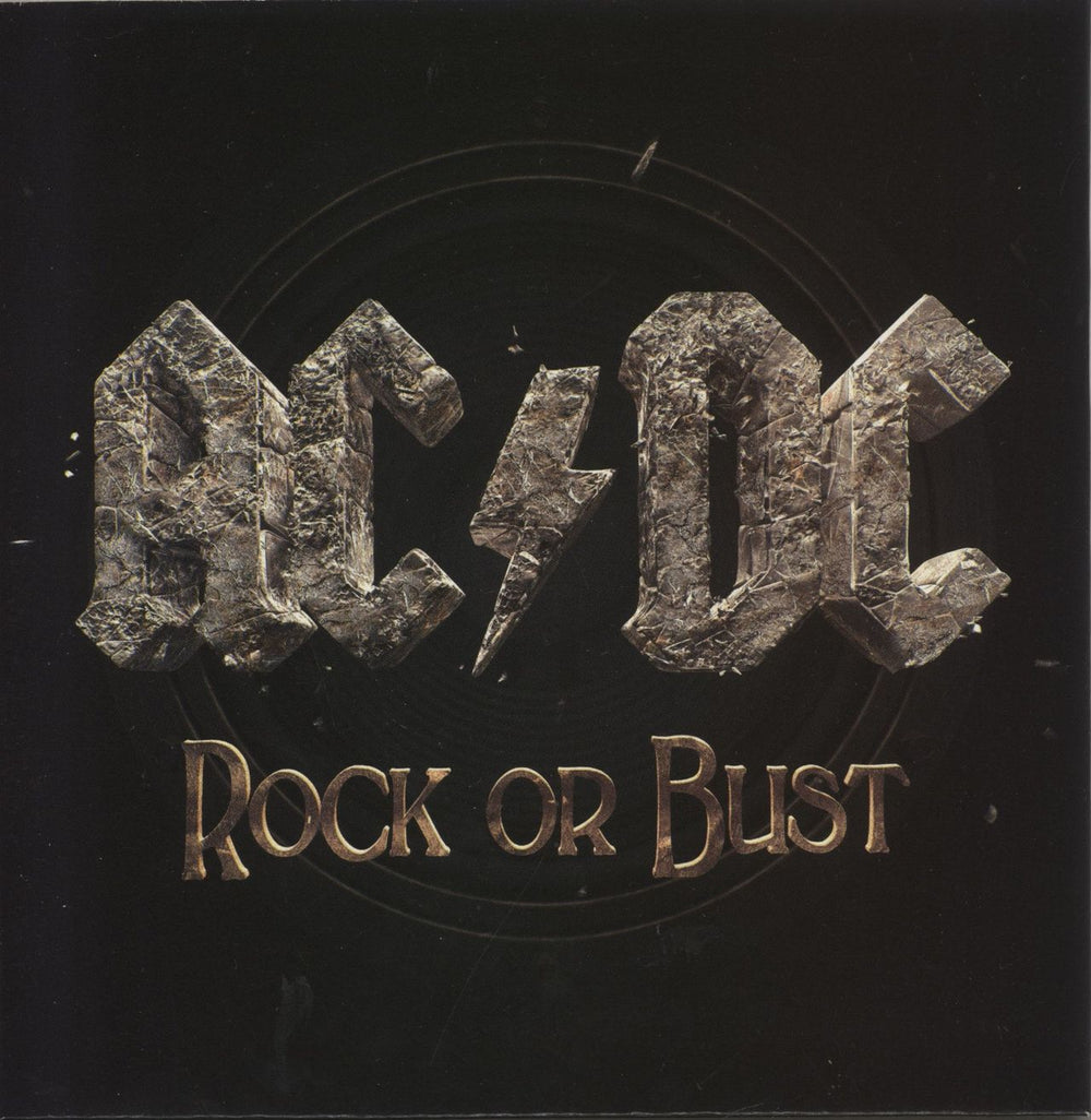 AC/DC Rock Or Bust UK 7" vinyl single (7 inch record / 45) 88875037267