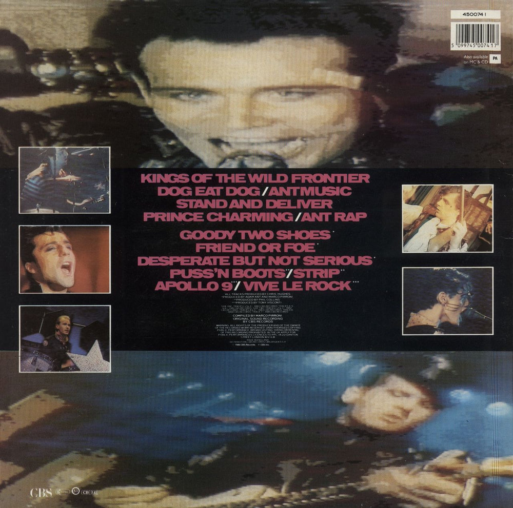 Adam Ant Hits UK vinyl LP album (LP record) 5099745007417