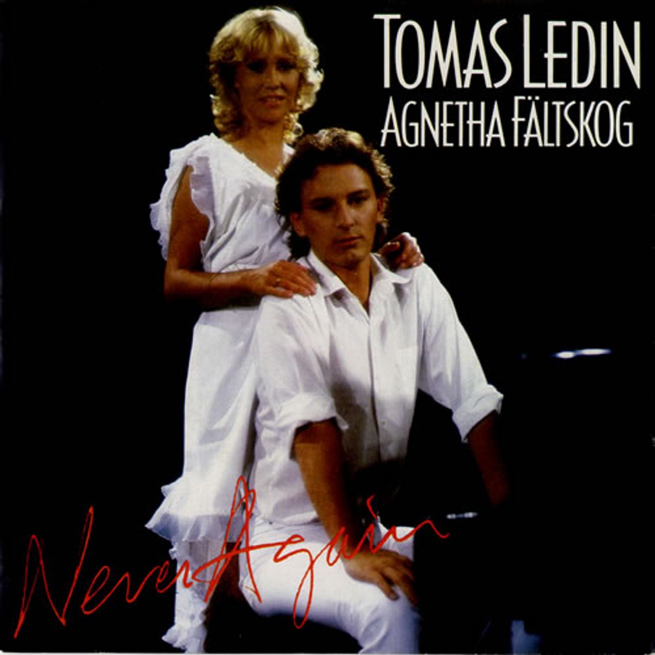 Agnetha Fältskog Never Again UK 7" vinyl single (7 inch record / 45) EPCA2824
