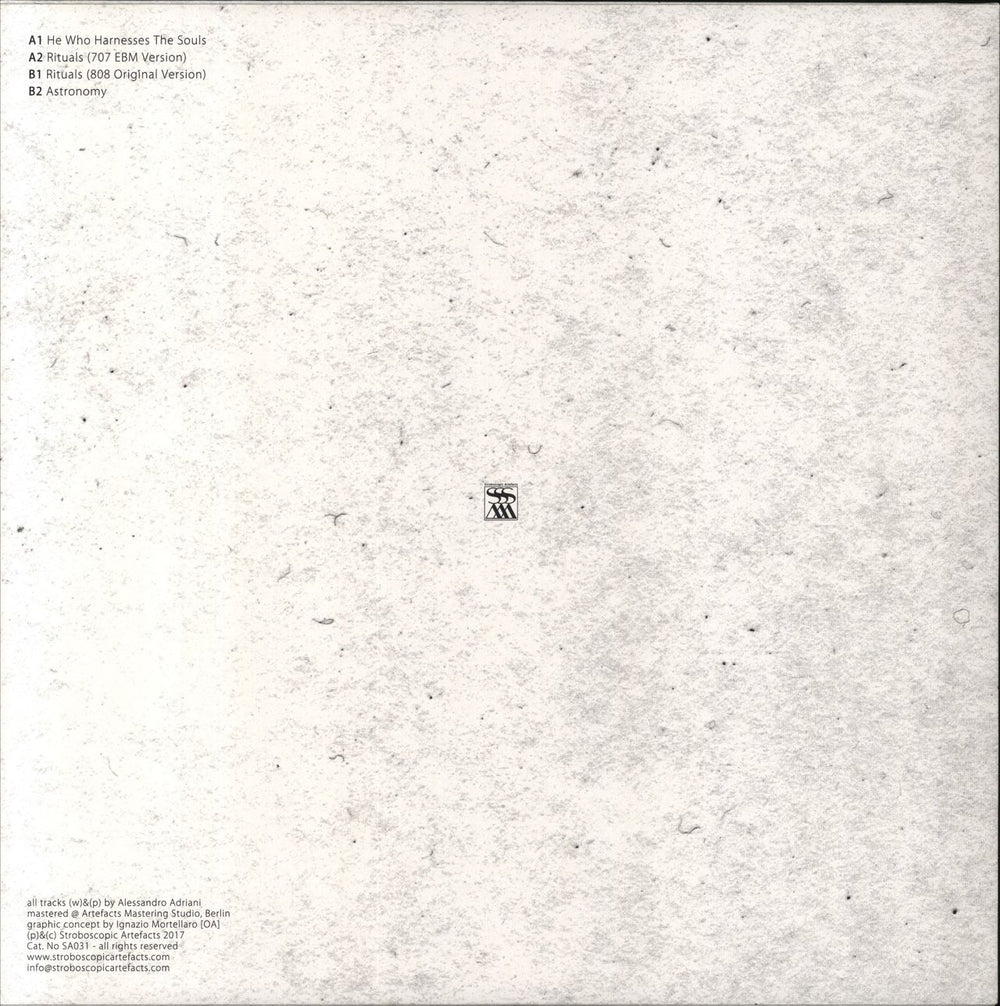 Alessandro Adriani Enter the Fire German 12" vinyl single (12 inch record / Maxi-single)