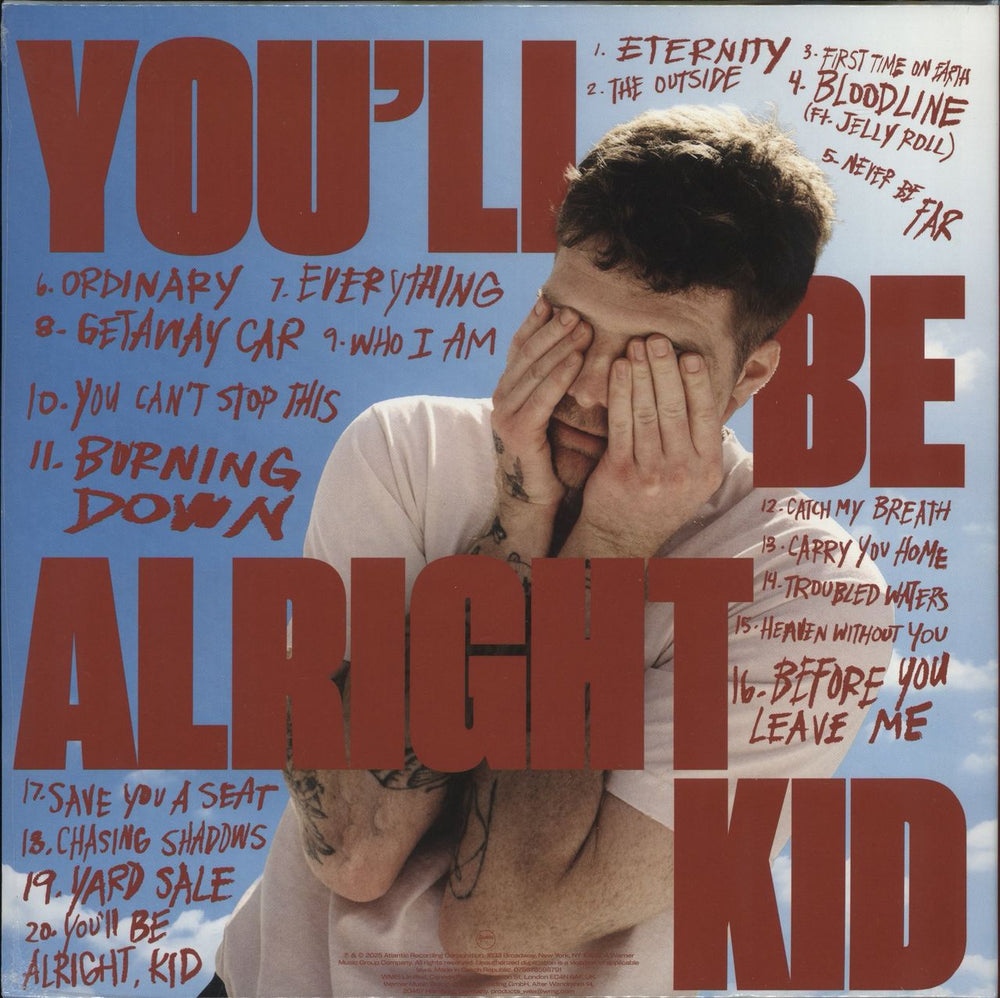 Alex Warren You'll Be Alright, Kid - White Vinyl - Sealed US 2-LP vinyl record set (Double LP Album) 075678599682