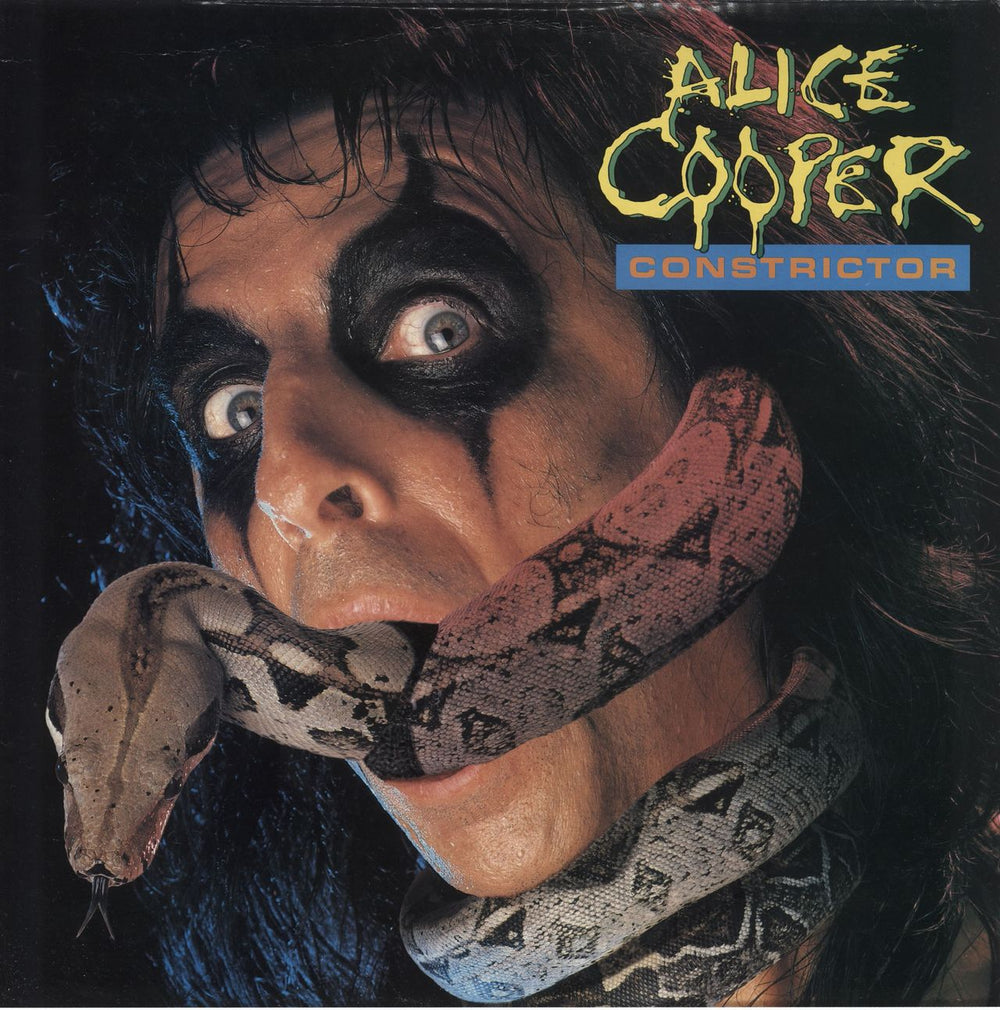 Alice Cooper Constrictor - EX UK vinyl LP album (LP record) MCF3341