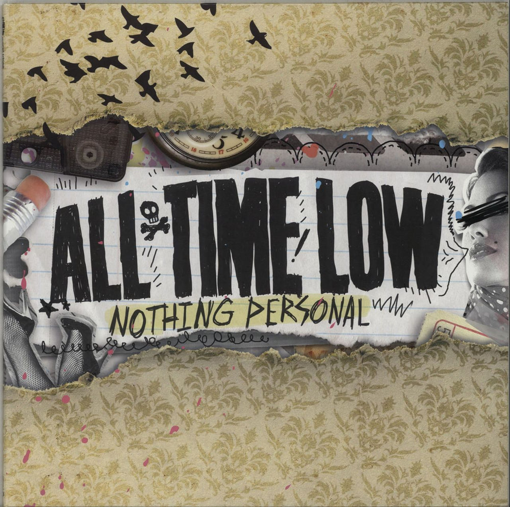 All Time Low Nothing Personal US vinyl LP album (LP record) HR710-1