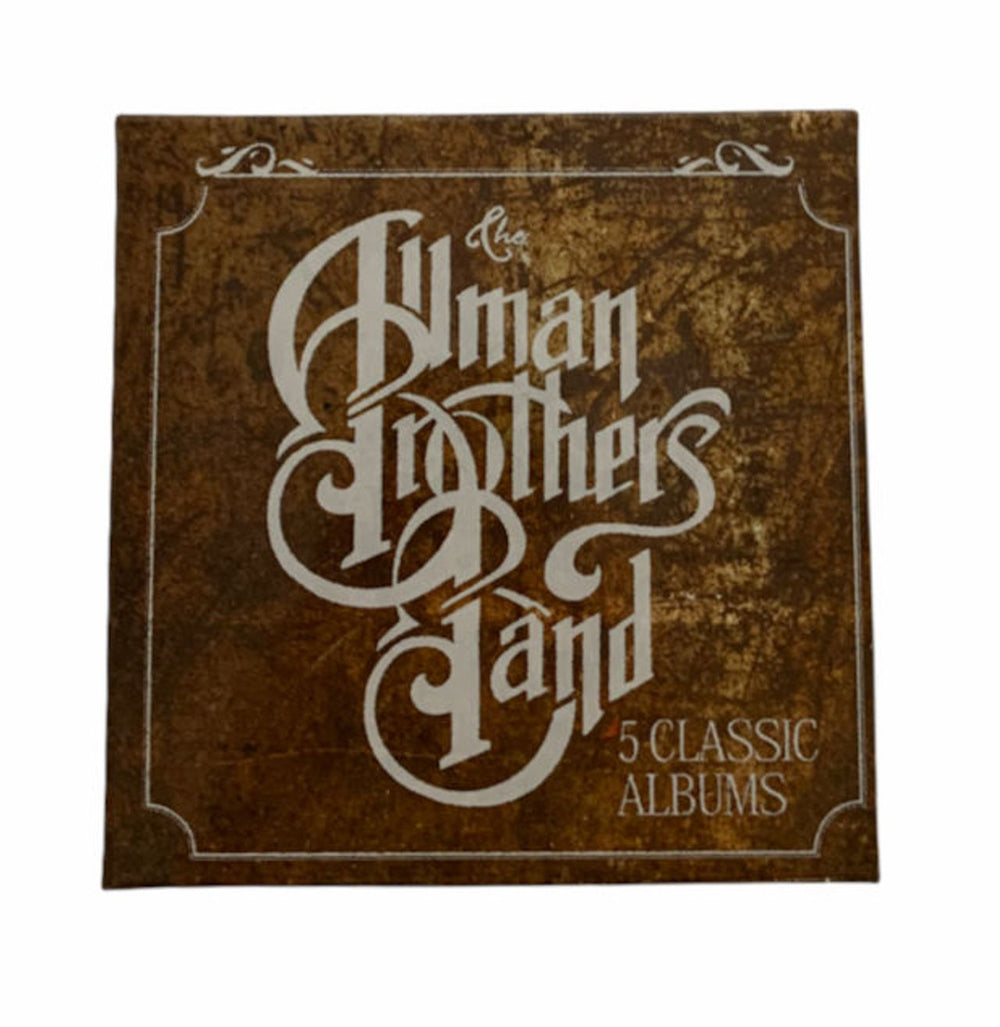 Allman Brothers Band 5 Classic Albums US 3-CD album set (Triple CD) 0600753592236