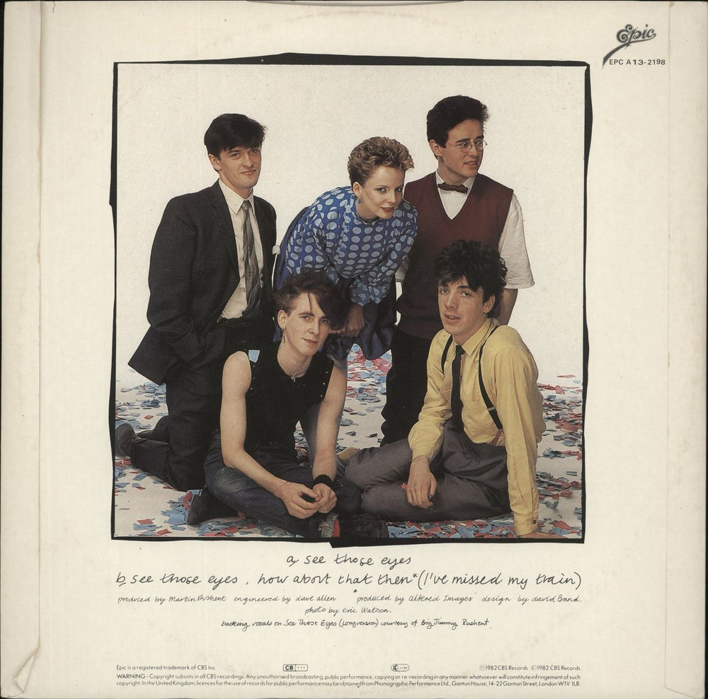 Altered Images See Those Eyes UK 12" vinyl single (12 inch record / Maxi-single)