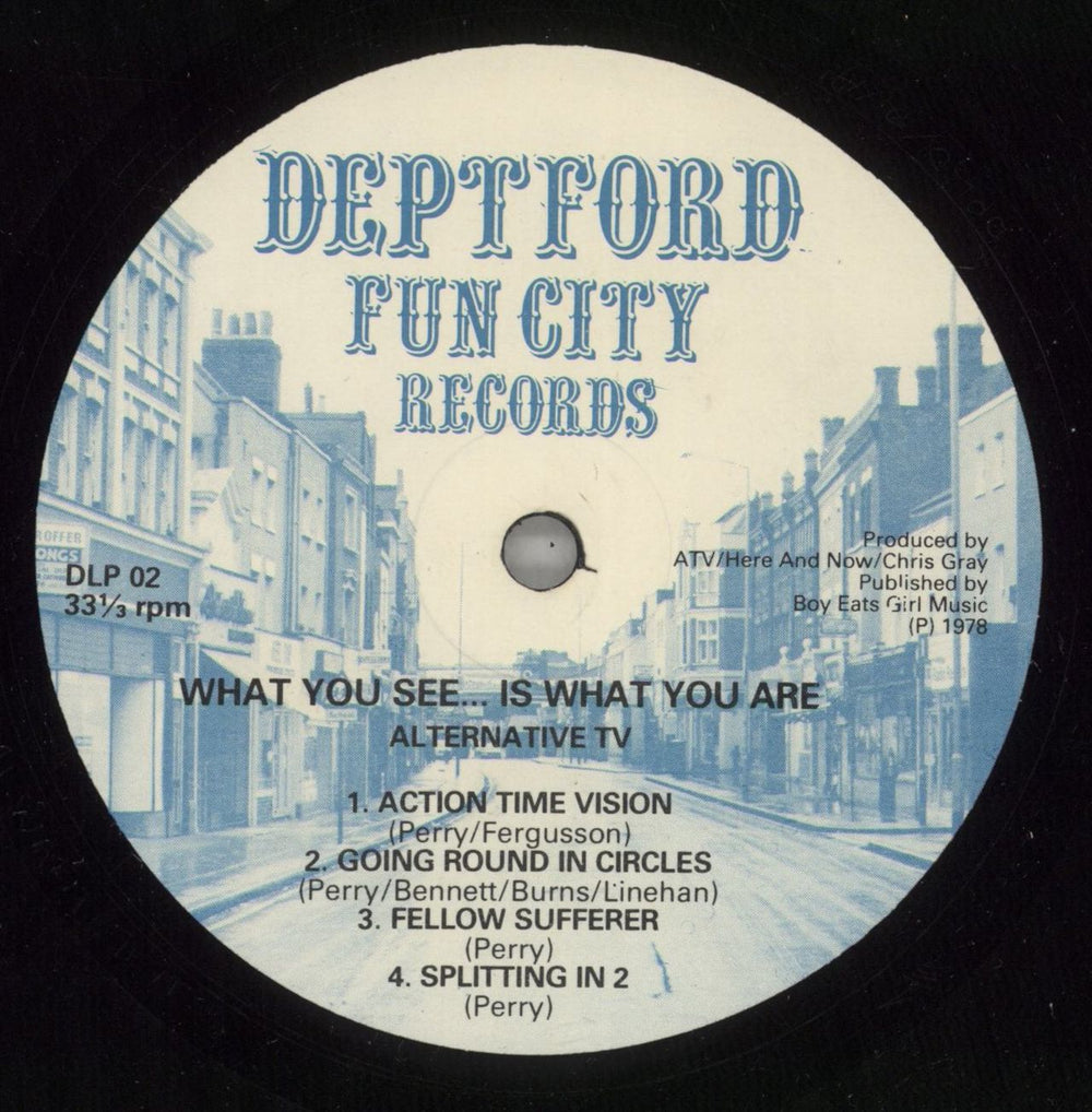 Alternative TV What You See...Is What You Are UK vinyl LP album (LP record) AEVLPWH214382