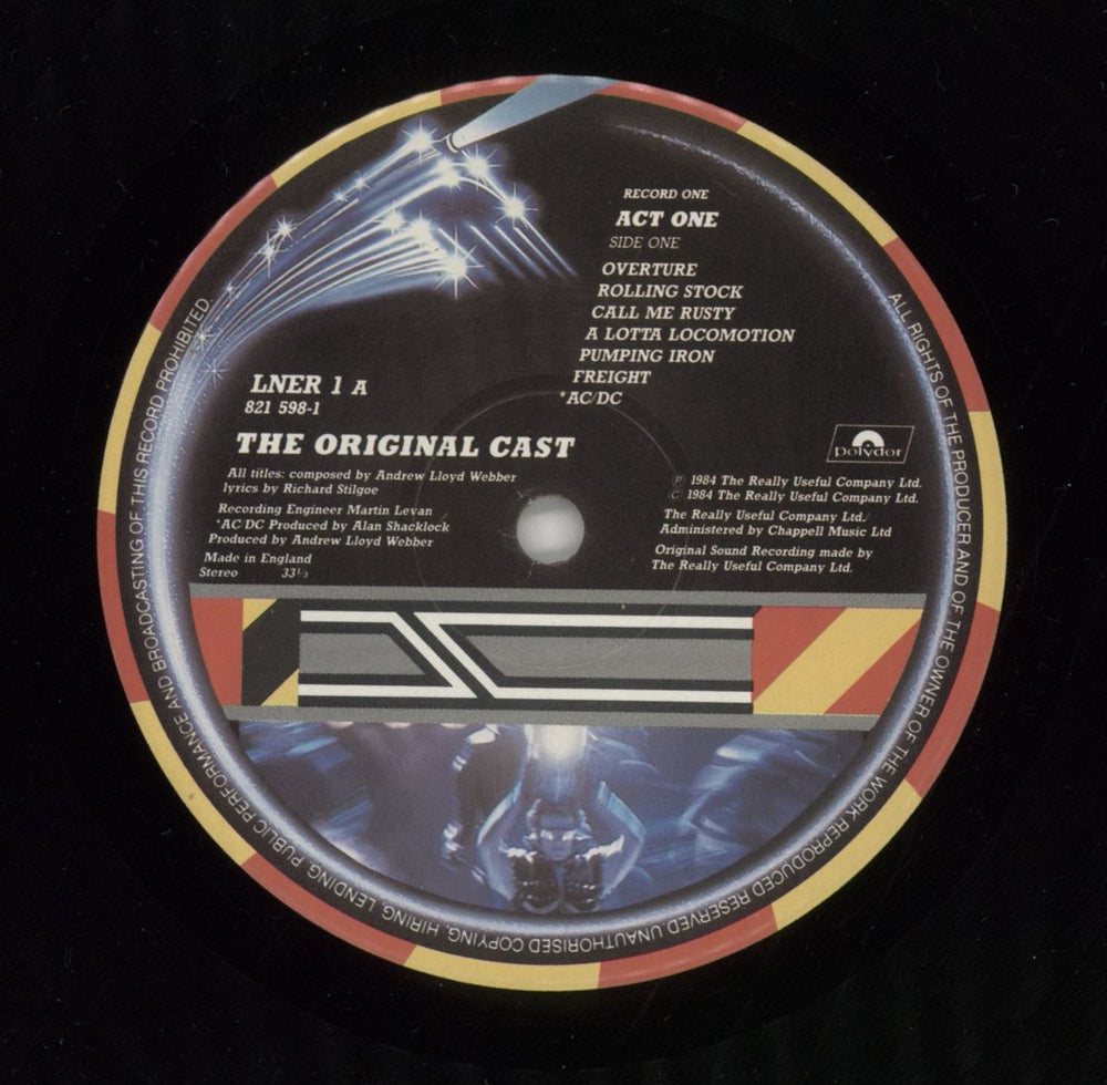 Andrew Lloyd Webber Starlight Express - Promo Stamp UK Promo 2-LP vinyl record set (Double LP Album) ALW2LST863918