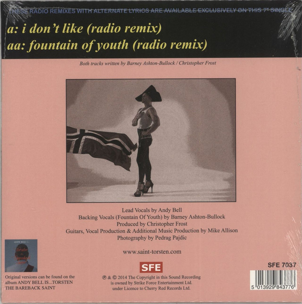 Andy Bell (80s) Torsten The Bareback Saint - Edinburgh Fringe Pack UK CD album (CDLP)