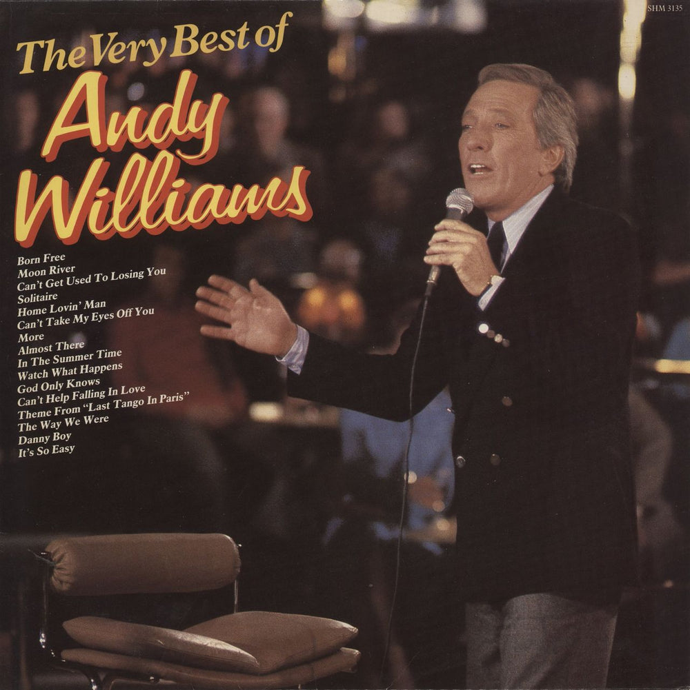 Andy Williams The Very Best Of Andy Williams UK vinyl LP album (LP record) SHM3135