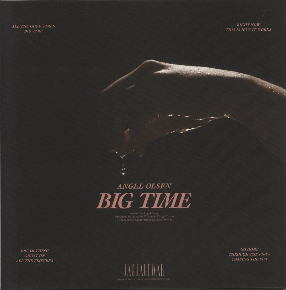 Angel Olsen Big Time - Pink Vinyl - Autographed Print UK 2-LP vinyl record set (Double LP Album) 656605242439