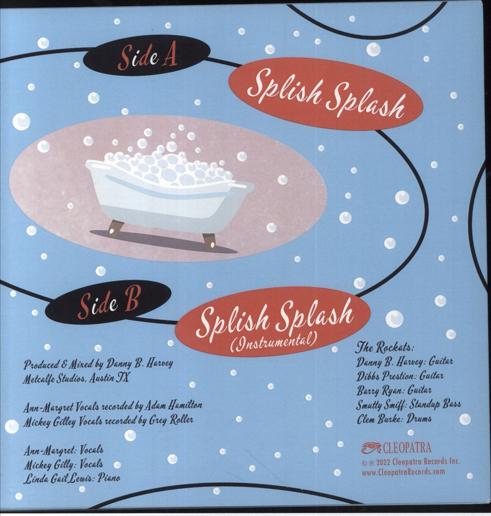 Ann-Margret Splish Splash - Pink Vinyl US 7" vinyl single (7 inch record / 45) 889466294341