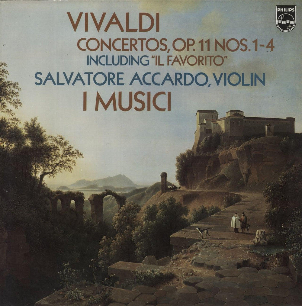 Antonio Vivaldi Concertos, Op.11 Nos. 1-4 Including "Il Favorito" - White Label Test Pressing Dutch Promo vinyl LP album (LP record) 9500220