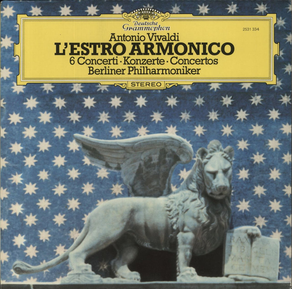 Antonio Vivaldi L'Estro Armonico German vinyl LP album (LP record) 2531334