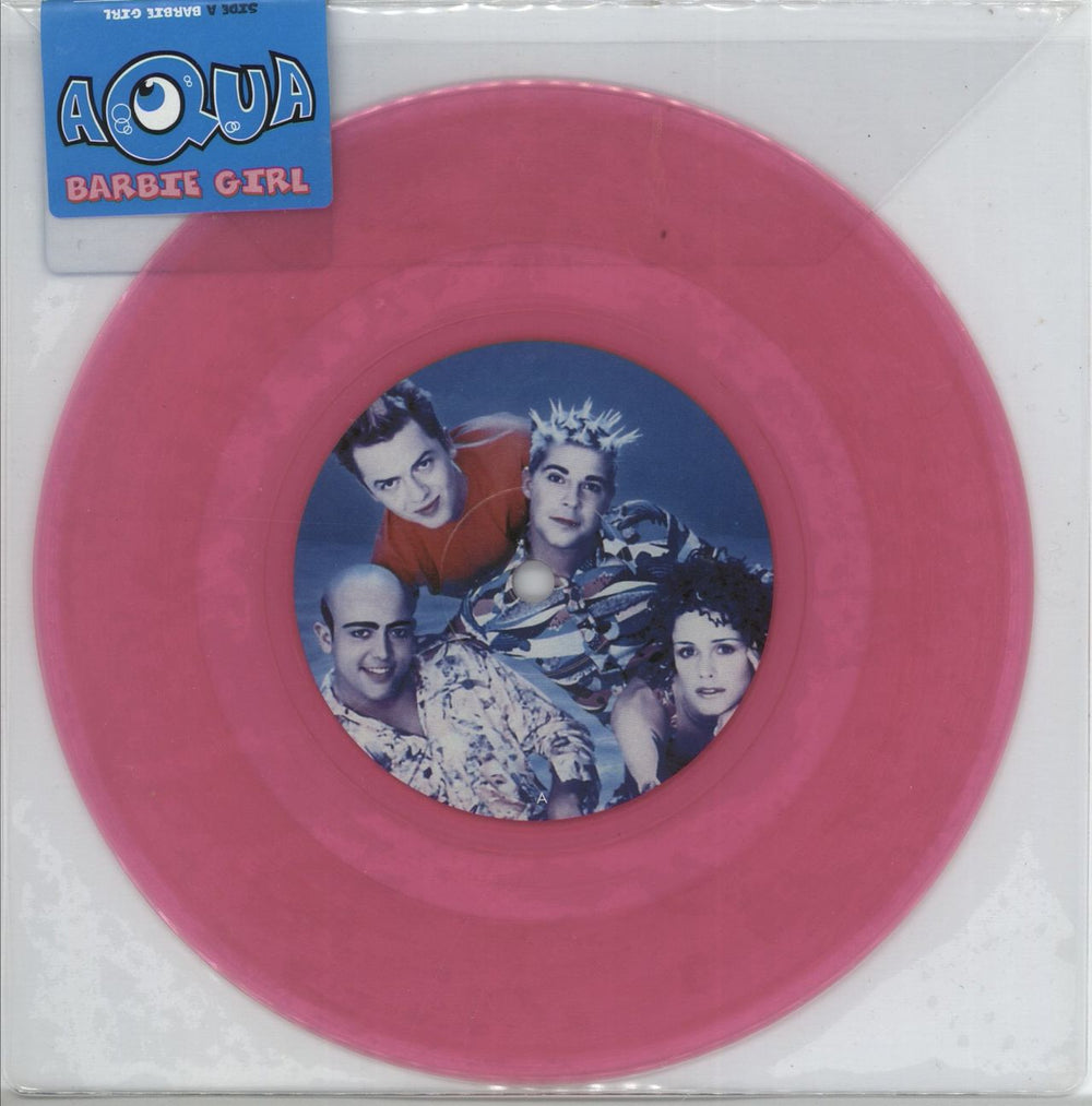 Aqua Barbie Girl - Pink Vinyl - RSD17 UK 7" vinyl single (7 inch record / 45) 0600753748107
