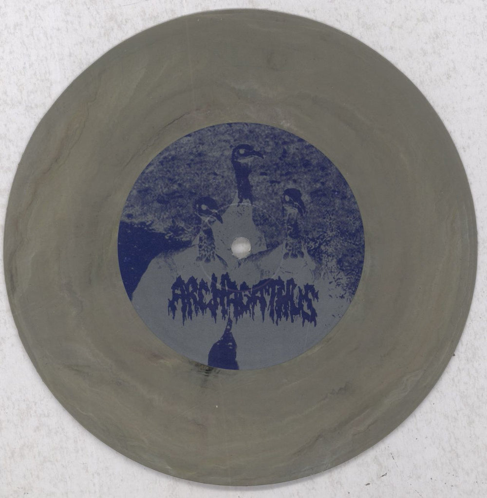 Archagathus Slaughter-Extinction / Ucuz Can Pazari - Grey Vinyl US 7" vinyl single (7 inch record / 45) 3WK07SL835300