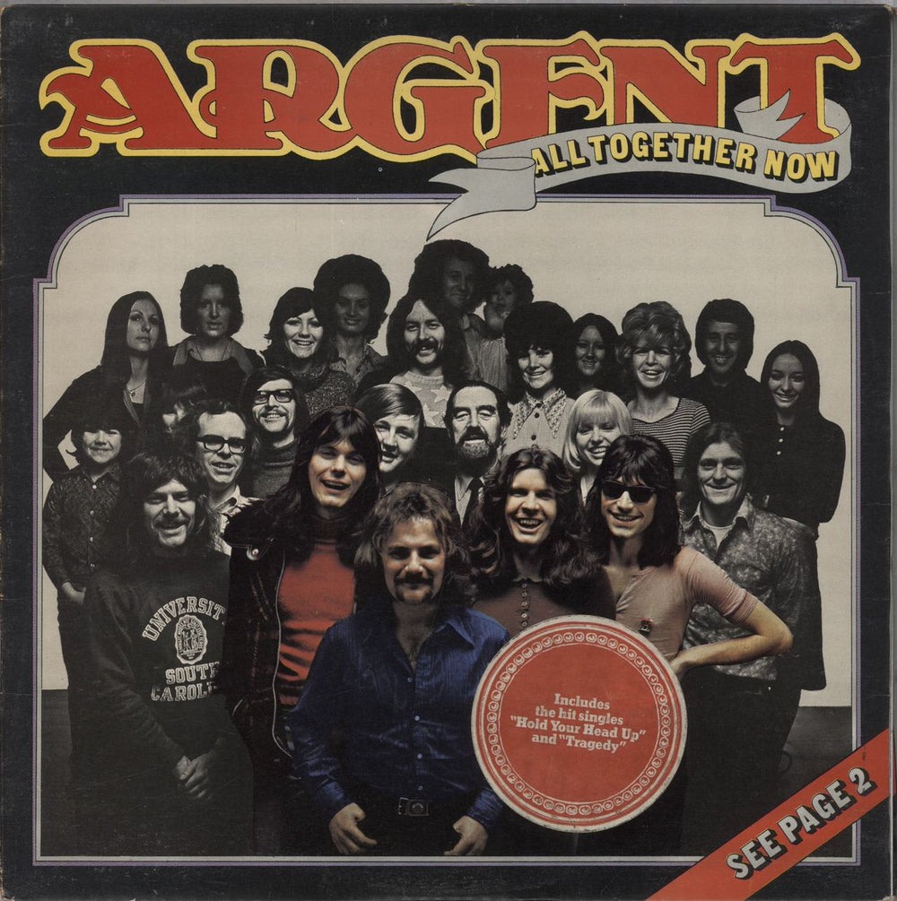 Argent All Together Now - 1st - Hype Sticker - EX UK vinyl LP album (LP record) EPC64962