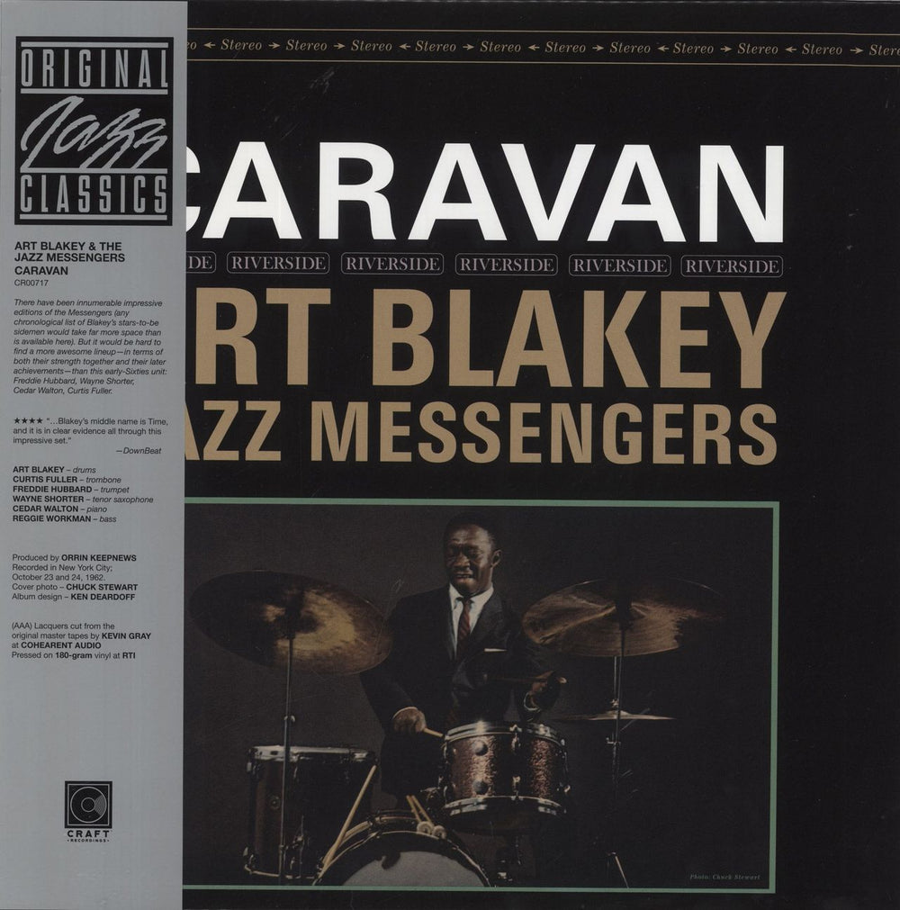 Art Blakey & The Jazz Messengers Caravan US vinyl LP album (LP record) CR00717