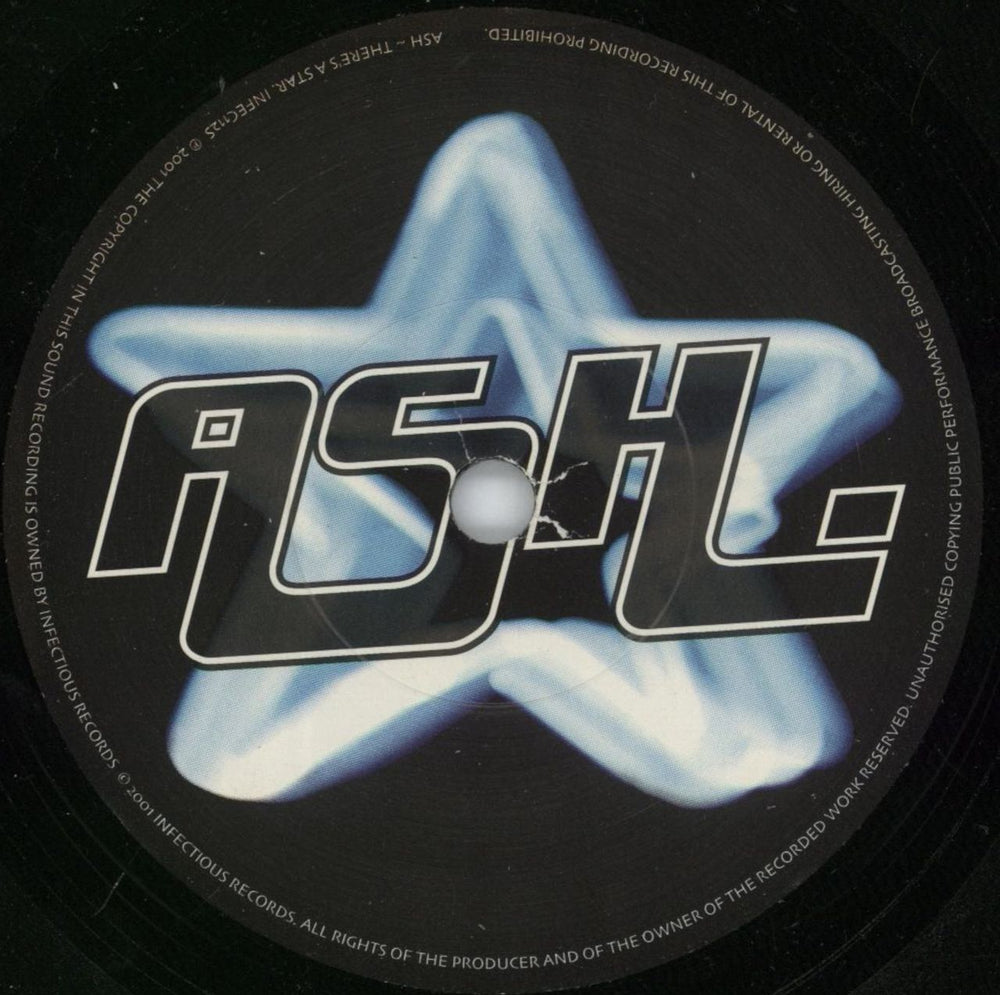 Ash There's A Star - Numbered UK 7" vinyl single (7 inch record / 45) A-S07TH206511
