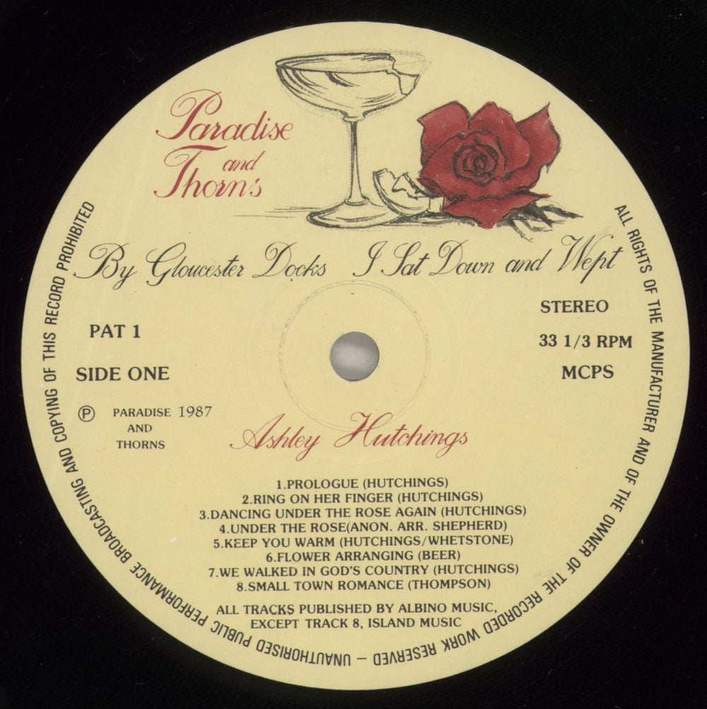 Ashley Hutchings By Gloucester Docks I Sat Down And Wept UK vinyl LP album (LP record) AJ3LPBY794987