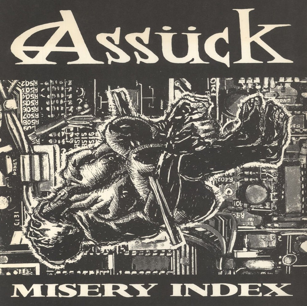 Assück Misery Index US vinyl LP album (LP record) POLLUTE:034