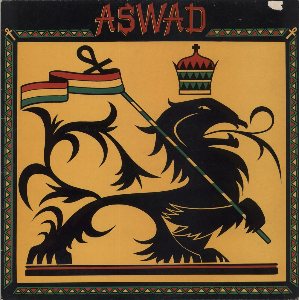 Aswad Aswad - Bubble Labels UK vinyl LP album (LP record) ILPS9399