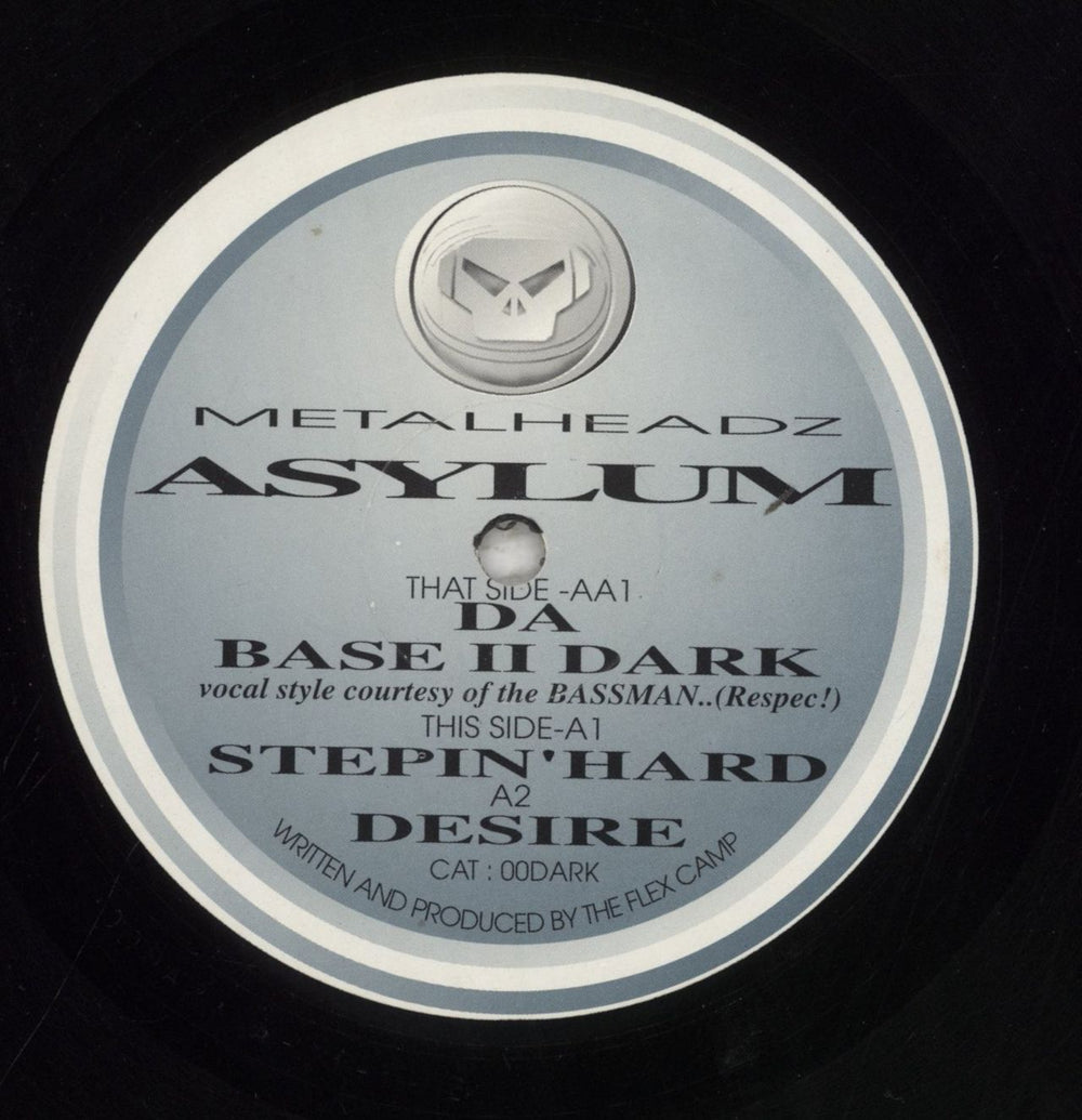 Asylum [DnB] Stepin'Hard / Desire / Da Base II Dark UK 12" vinyl single (12 inch record / Maxi-single) 87912ST856405