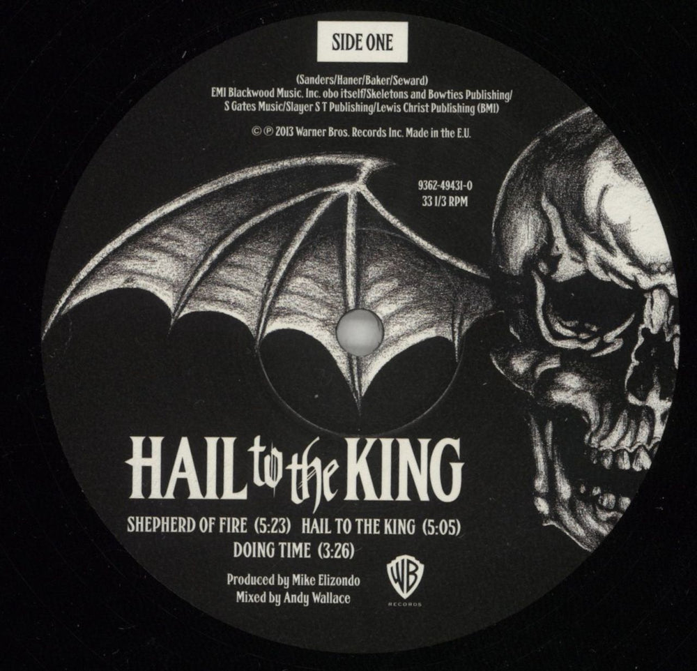 Avenged Sevenfold Hail To The King - 180g Vinyl - EX UK 2-LP vinyl record set (Double LP Album) A7F2LHA873337