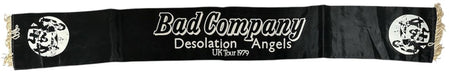 Bad Company Desolation Angels Tour 1979 - black & white Scarf UK memorabilia SCARF