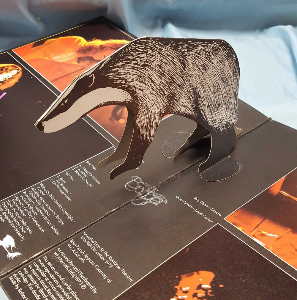 Badger One Live Badger UK vinyl LP album (LP record) BDGLPON338017